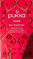 Mängden socker i Pukka Love, 1,2 GR, 20 BTL Packung