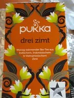 Mängden socker i Pukka Drei Zimt Tee Bio BTL 20 STK