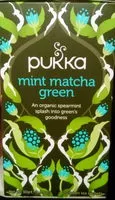 Mängden socker i Organic Mint Matcha Green Green Tea Sachets