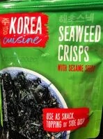 Mängden socker i Seaweed crisps with sesame seeds