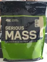 Mängden socker i Serious mass calorie rich proteïne source