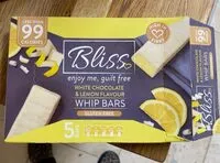 Mängden socker i Bliss lemon whip bars