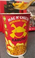Mängden socker i mac ‘n’ cheese sriracha chilli kabuto