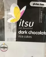 Mängden socker i Dark Chocolate Rice Cakes