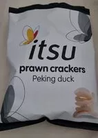 Mängden socker i Itsu Prawn Crackers Peking Duck