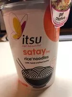 Mängden socker i Rice noodles Satay flavour