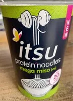 Mängden socker i Protein noodles mega miso