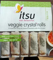 Mängden socker i Veggie crystal rolls