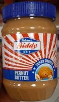 Mängden socker i Giddy peanut butter