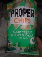 Mängden socker i sour & cream chive flavour lentil chips