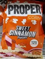 Mängden socker i Sweet Cinnamon popcorn