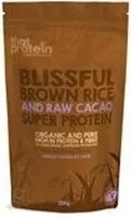 Mängden socker i Brown Rice and Raw Cacao super protein 250G