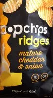 Mängden socker i Popchips Ridges Mature Cheddar & Onion