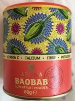 Mängden socker i Poudre de pulpe de baobab