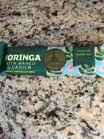 Mängden socker i Moringa Raw Energy Bar with Mango & Cashew