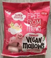 Mängden socker i Strawberry vegan mallows