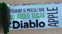Mängden socker i Yoghourt muesli bar Apple