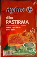 Mängden socker i Dilim Pastirma