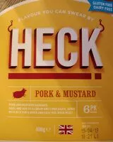 Mängden socker i Sausages Pork and mustard
