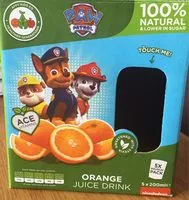 Mängden socker i Orange juice drink