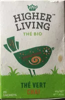 Mängden socker i Higher Living Green Tea Chai, 2 GR, 20 BTL Packung