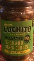 Mängden socker i Roasted Serrano Green Chillies