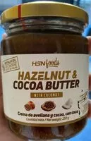 Mängden socker i Hazelnut & cocos butter