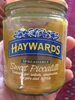Mängden socker i Haywards Spreadable Piccalilli