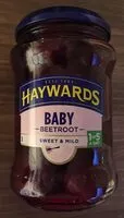 Mängden socker i Haywards baby beetroot