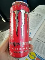 Mängden socker i Monster Energy Ultra Red