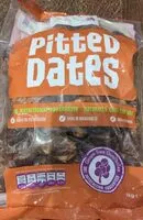 Mängden socker i Pitted dates