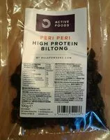 Mängden socker i High Protein Biltong, Peri Peri