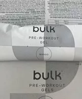 Mängden socker i Pre-workout gels mango