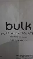 Mängden socker i Pure whey isolate (unflavoured)