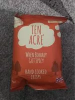 Mängden socker i Ten Acre Crisps When Bombay Got Spicy