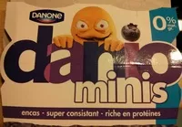 Mängden socker i Danio minis (0 % MG) Myrtille