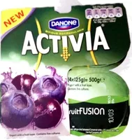 Mängden socker i Activia Blueberry & Acai