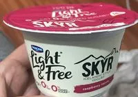 Mängden socker i Light & Free Skyr Yogurt - Raspberry