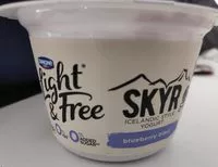 Mängden socker i SKYR - Light & Free - blueberry blast
