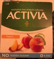 Mängden socker i Peach yogurt 0%