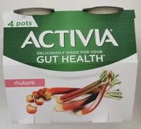 Mängden socker i Activia rhubarb