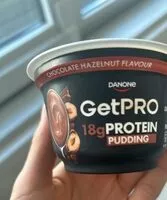 Mängden socker i Get pro 18g protein pudding