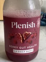 Mängden socker i plenish berry gut health shot