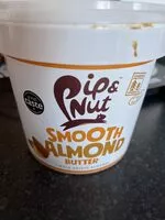 Mängden socker i pip & but smooth almond butter