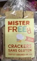 Mängden socker i Crackers sans gluten Teff et Grains de Lin