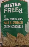 Mängden socker i Vegan tortilla chips kale & spanish