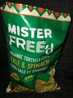 Mängden socker i Chips vegan-épinard et chou kale