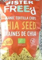 Mängden socker i Organic tortilla chips