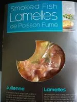 Mängden socker i Lamelles de poisson fumé (saumon)