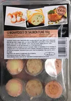 Mängden socker i 12 Mignardises de saumon fumé